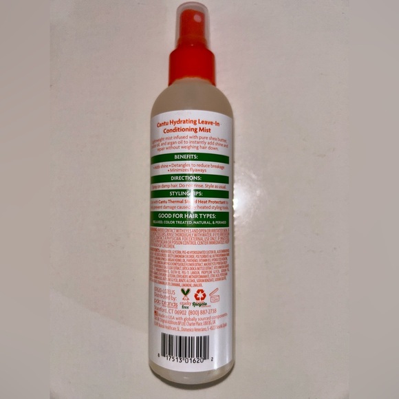Cantu Shea Butter Hydrating Leave-In Conditioning Mist - Red - Picture 2 of 3